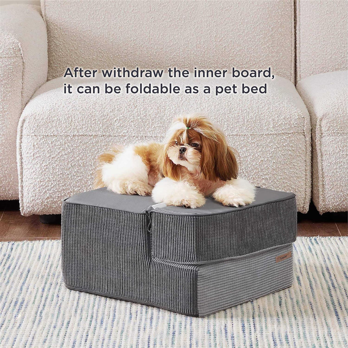 Folding Pet Stairs with CertiPUR-US Certified Foam J628782