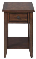Medium Brown Chairside Table S3192