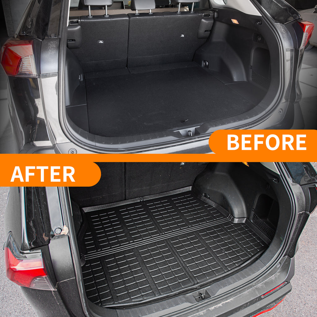 TPE Cargo Liner Trunk Floor Mats for Toyota Rav4 (Set of 4 Mats) P690