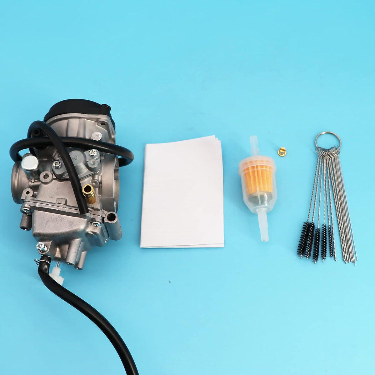Carburetor Fuel Filter Carbon Dirt Jet Cleaner Tool Kit H2743