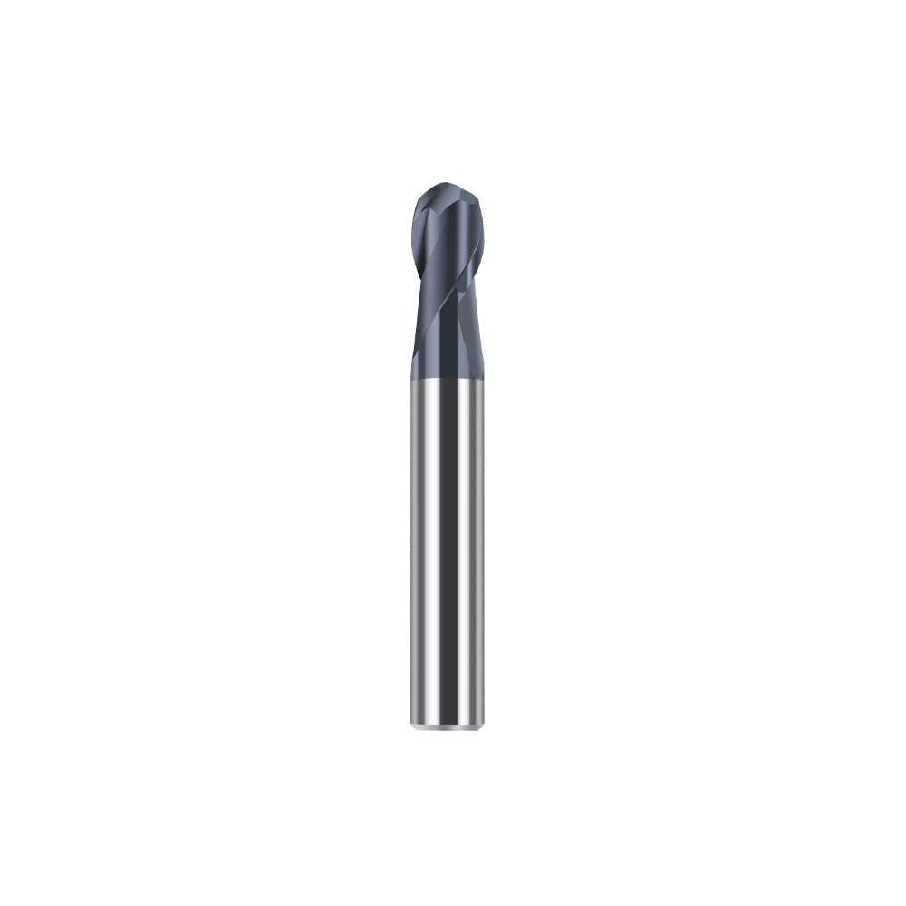 5PCS Ball Nose Carbide End Mill Set CNC Router Bits 2 Flute Spiral Milling Tool G5778