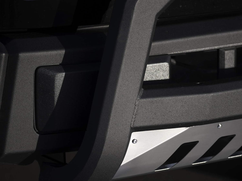 Matte Black Bull Bar with Aluminum Skid Plate I4048