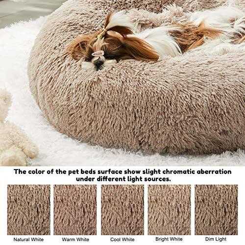 Faux Fur Dog Bed & Cat Bed O996010
