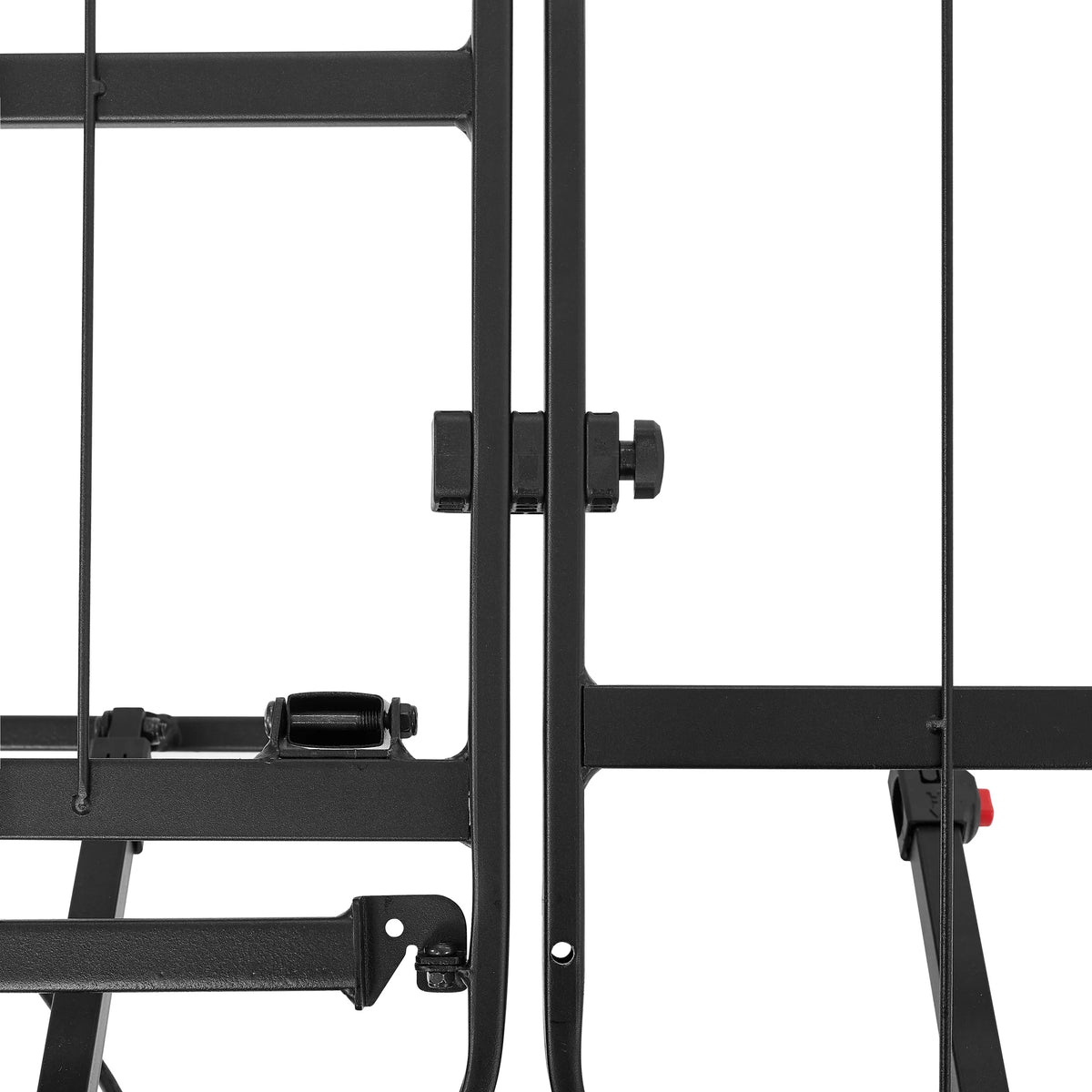 14 Convertible High Platform Metal Bed Frame, Twin/Full, Black Y8934