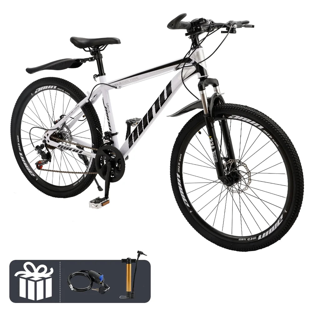 Full Suspension 21 Speed 26 inch Dual Disc Brake Mountain Bike C132429
