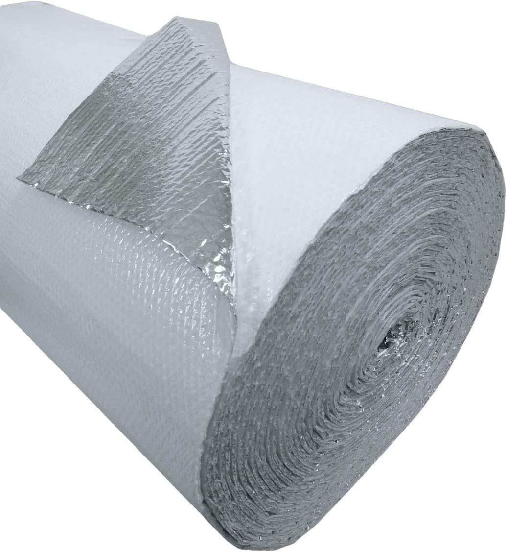 2 Car White Garage Door Insulation Kit R 7.5 Fits 18x7 & 18x8 G440289