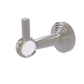 Satin Chrome Robe Hook with Twisted Accents Q77439
