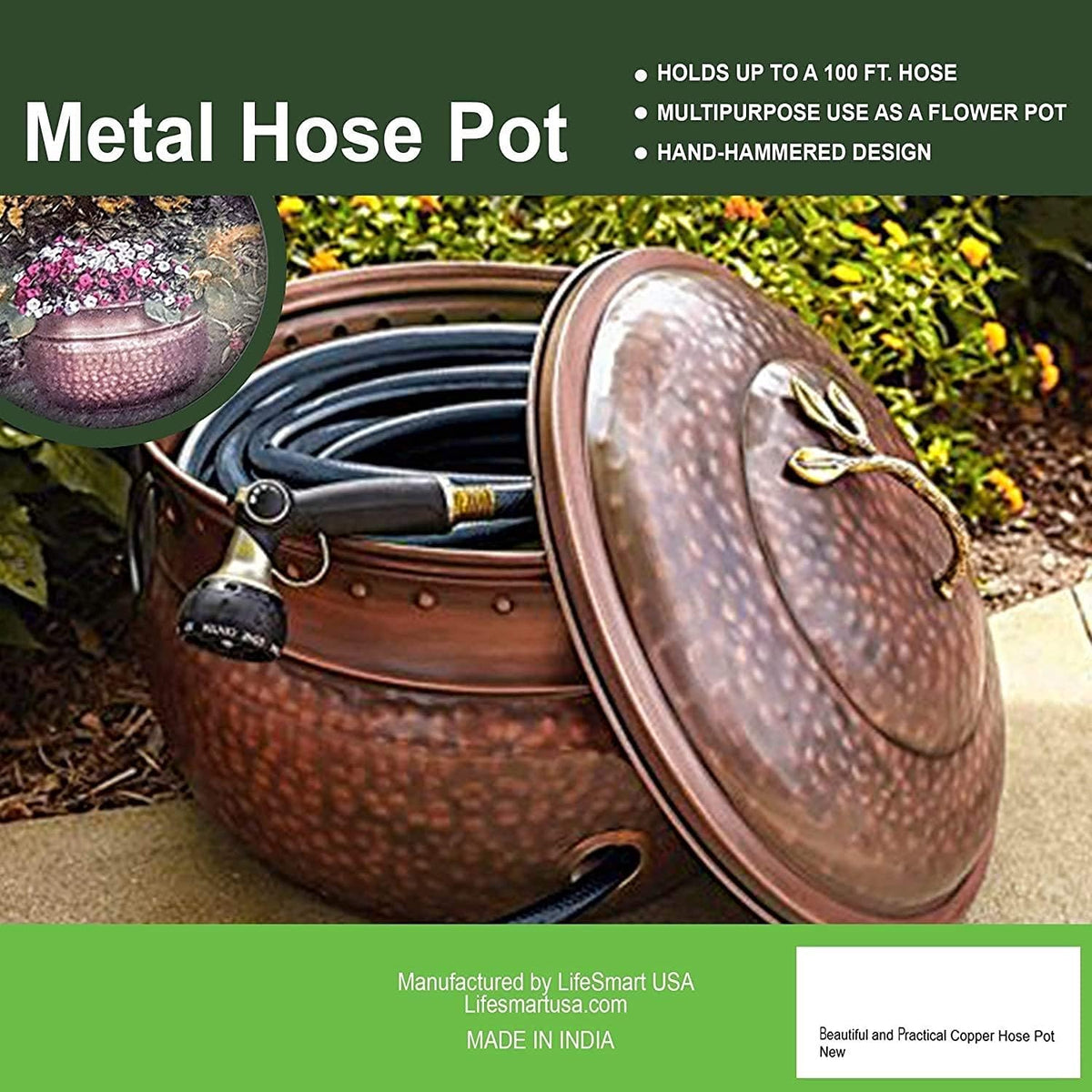 Copper Hose Pot Y5894