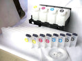 4 Bottles 8 Cartridges Inkjet Printer Ink System V90047