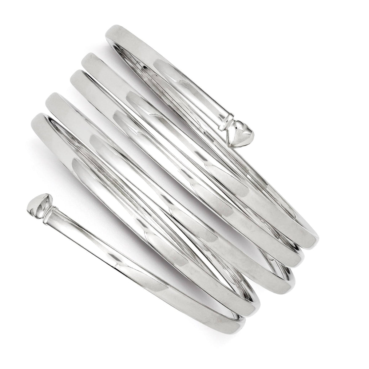 Sterling Silver 50mm Bangle Bracelet G943