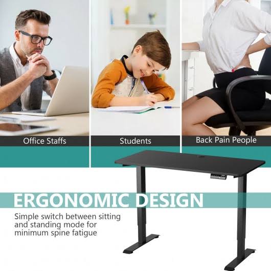 Electric Height Adjustable Standing Desk with Memory Controller V693807