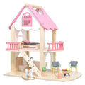 Miniature Castle Doll House with Doll Accessories Bedroom Educational Toys A90408