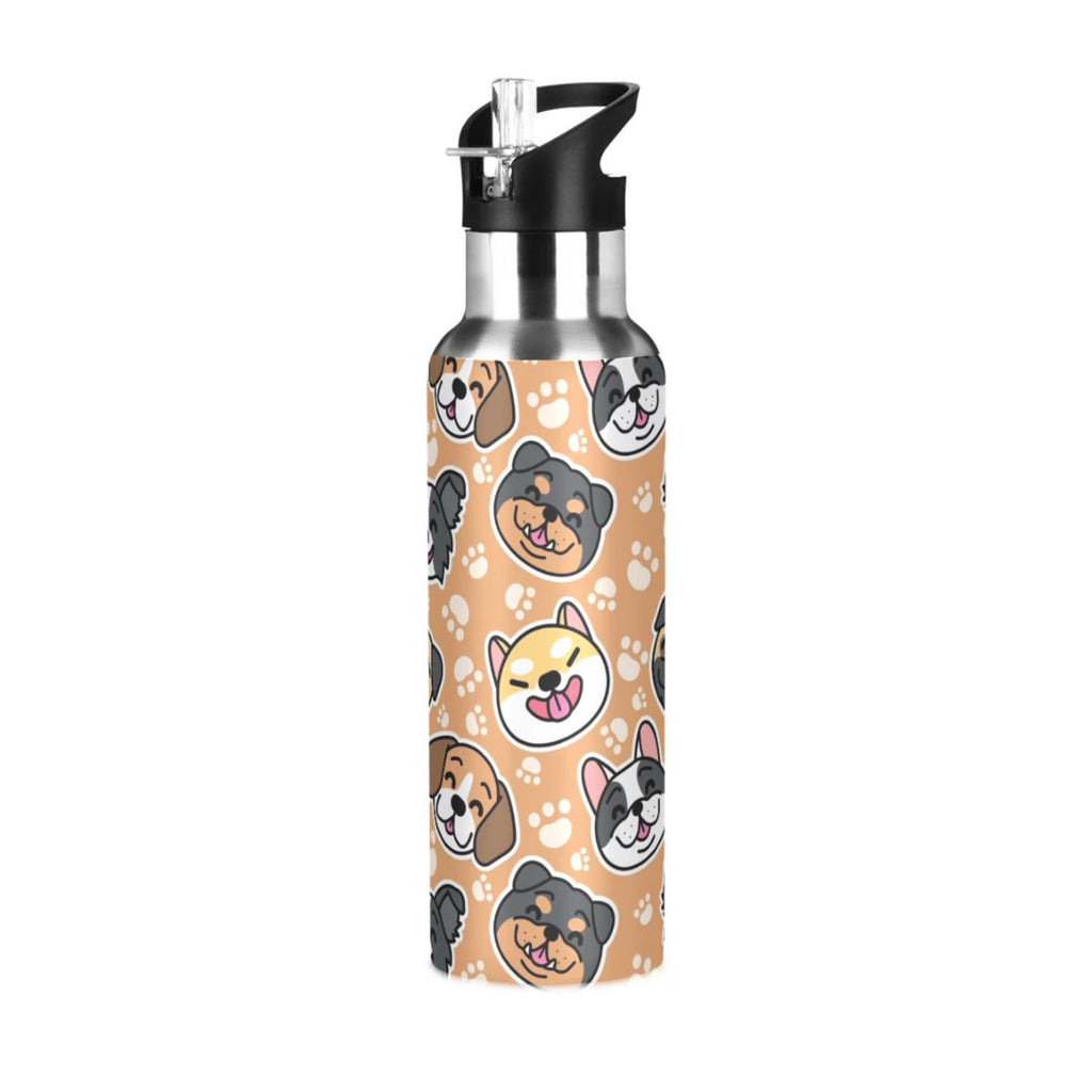 Kids Stainless Steel Insulated Water Bottle with Straw Lid 20 oz X877
