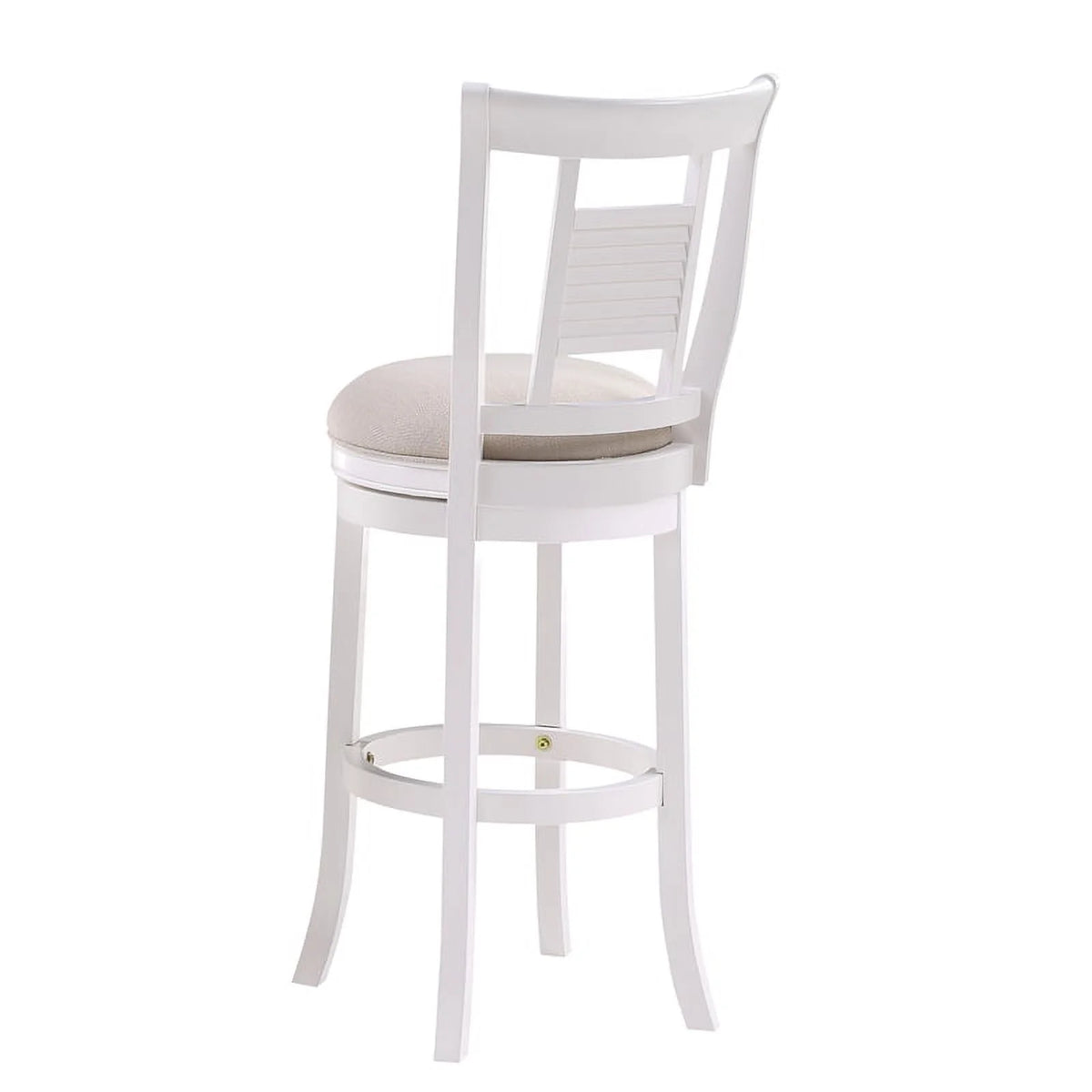 3 Piece Upholstered Solid Wood Swivel Bar Stool Set F67486