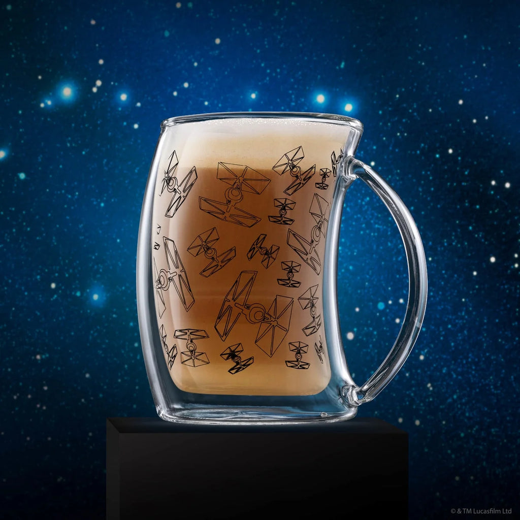 Double Wall Glass Mugs Set of 2 X6237