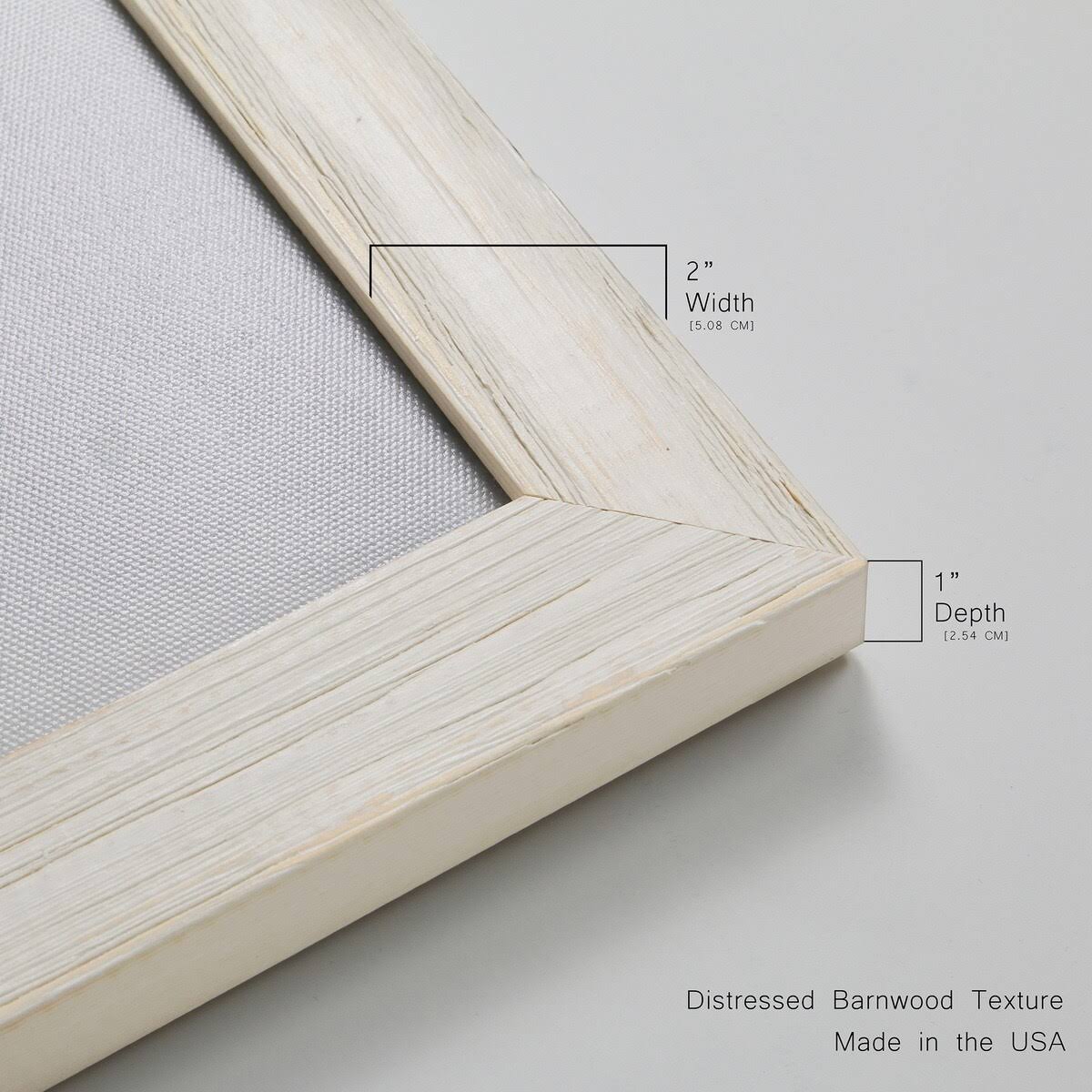 White Framed Canvas 20x24 G847