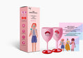 Party Mix with 2 Plastic Wine Glasses J476