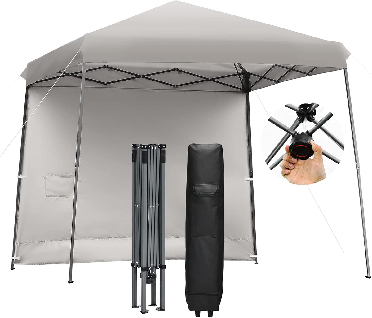 10x10 ft Pop up Canopy Tent with Detachable Side Wall L43555