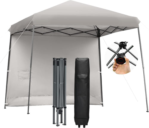 10x10 ft Pop up Canopy Tent with Detachable Side Wall L43555