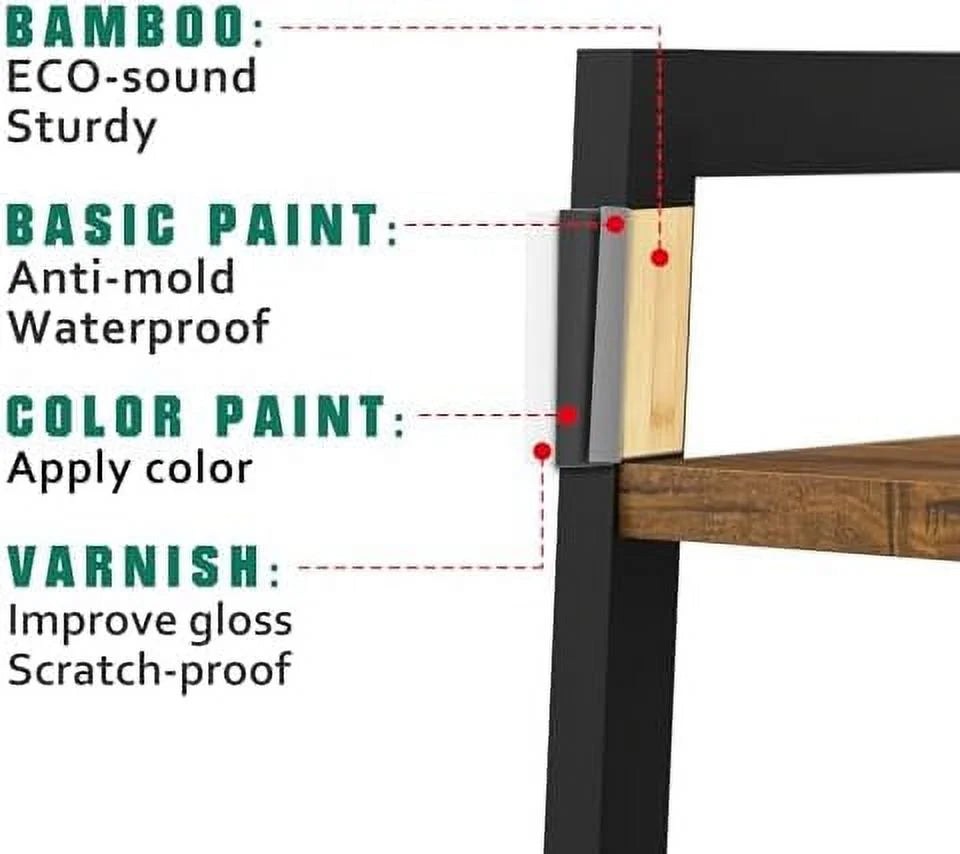 5 Tier Tall Bookcase G896025