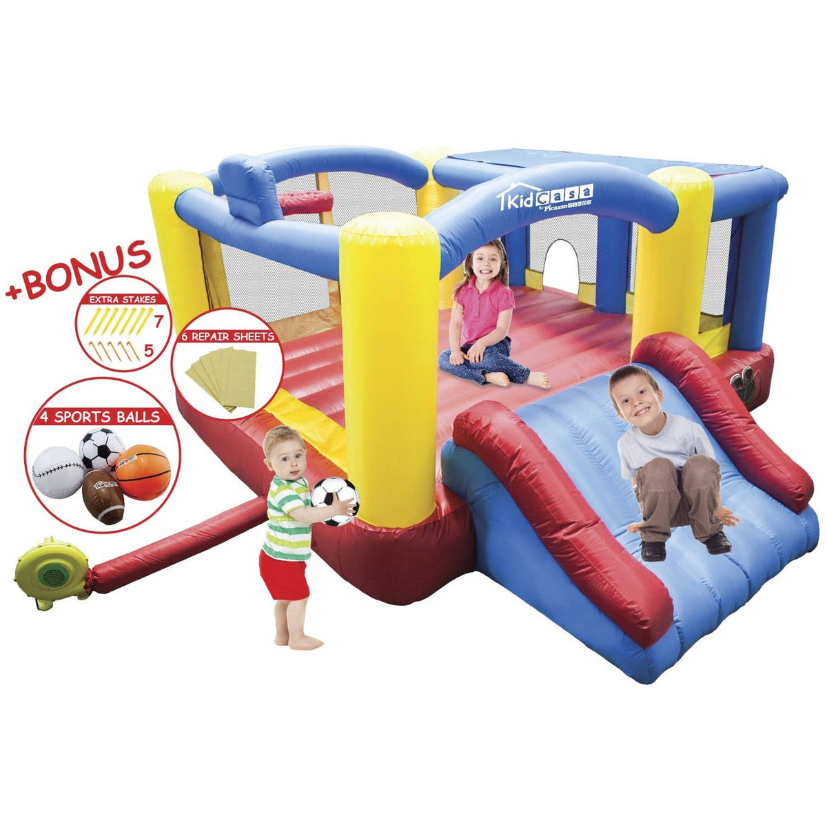 Inflatable Bouncer Jumping House with Slide E1369
