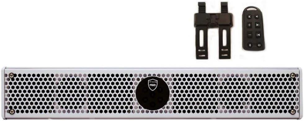 Renewed White Amplified Soundbar with Remote V31008