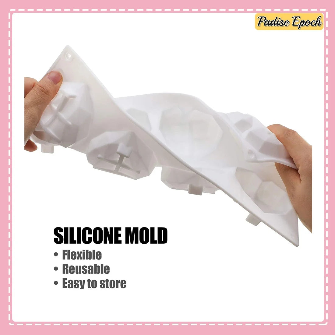 2 Pieces Non-stick Silicone Mould V50651