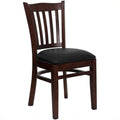 Mahogany Vertical Slat Back Dining Chair L789833
