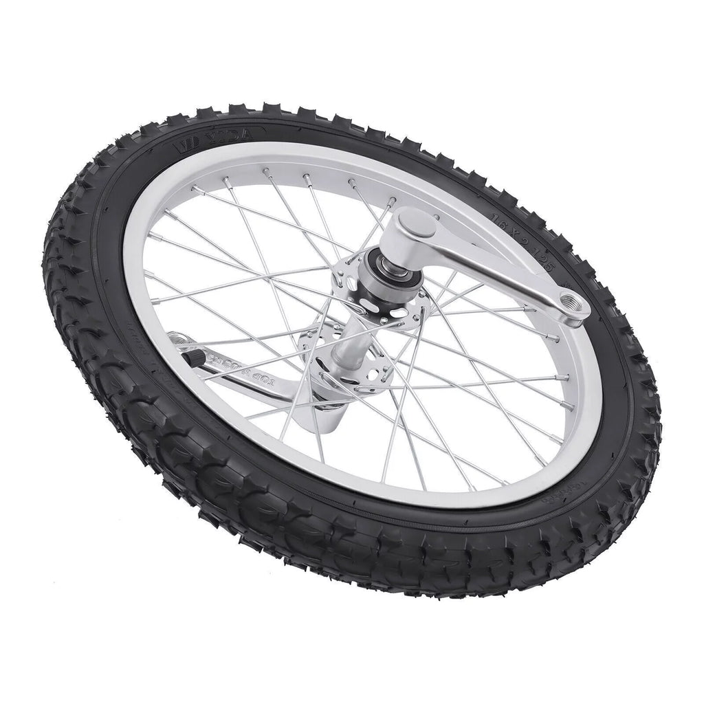 24 Unicycle 1 Wheel Bike Adjustable Height Blue V8394