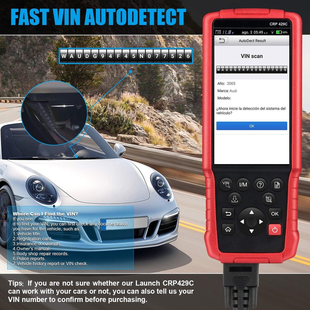 OBD2 Scanner Auto Diagnostic Tool Y6978