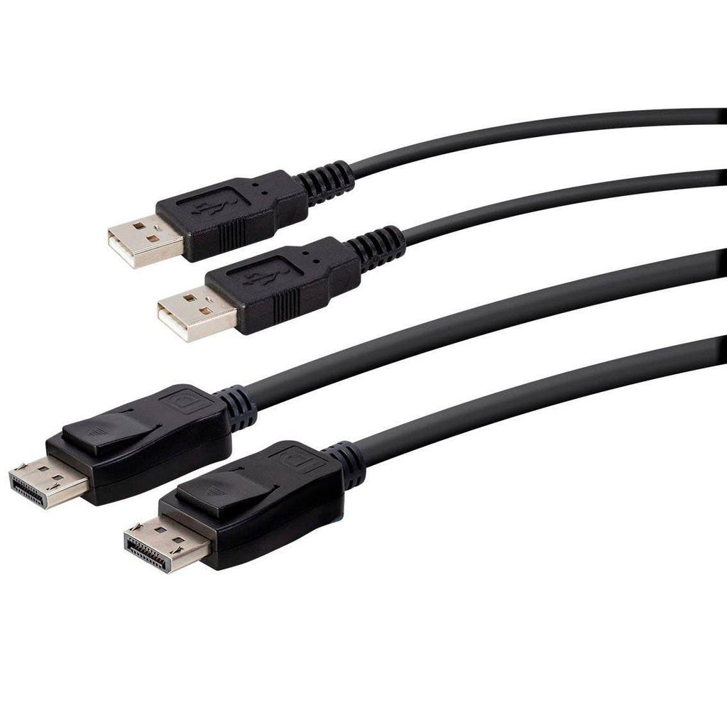 2-Port USB DisplayPort KVM Switch with Remote Port Selector G512