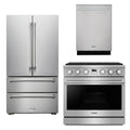 36 Gas Range, Refrigerator, Dishwasher F470743