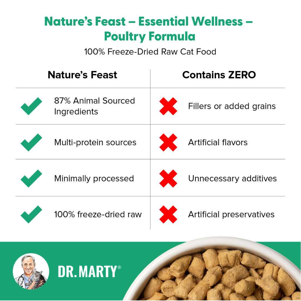 Freeze Dried Raw Cat Food B8789