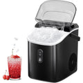 Nugget Ice Maker Countertop with Soft Chewable Pellet Ice, 33lbs/24H, Self-Cleaning, Stainless Steel, Black D5132