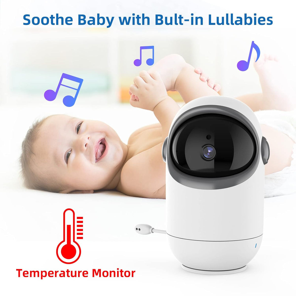 3.2 Baby Monitor with Camera and Audio No WiFi W3832