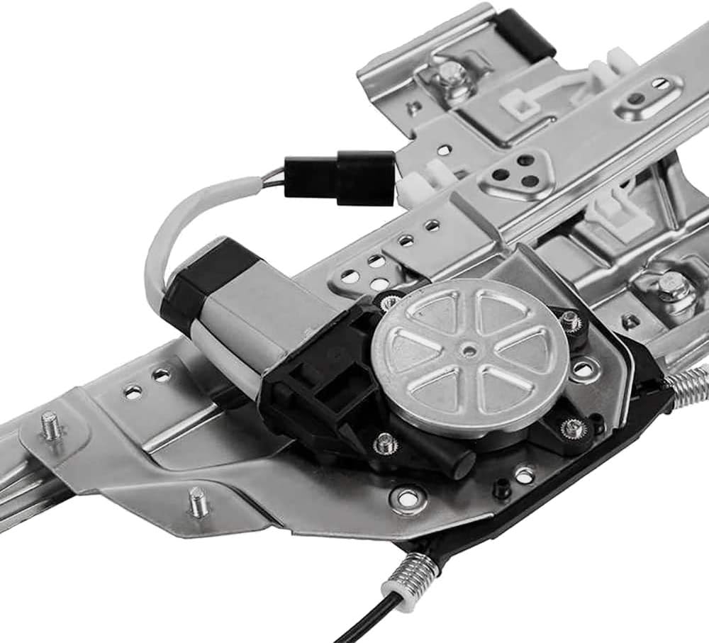 Rear Driver Side Window Regulator with Motor Compatible with 2000-2005 Cadillac Deville, Pack of 2 G6213