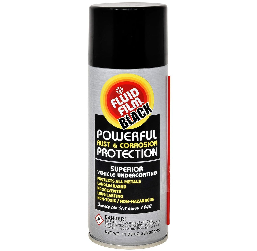 Black 6 Pack Undercoating Aerosol Spray Can L853