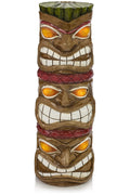 Triple Tiki Totem Solar Powered LED Outdoor Decor Garden S439516