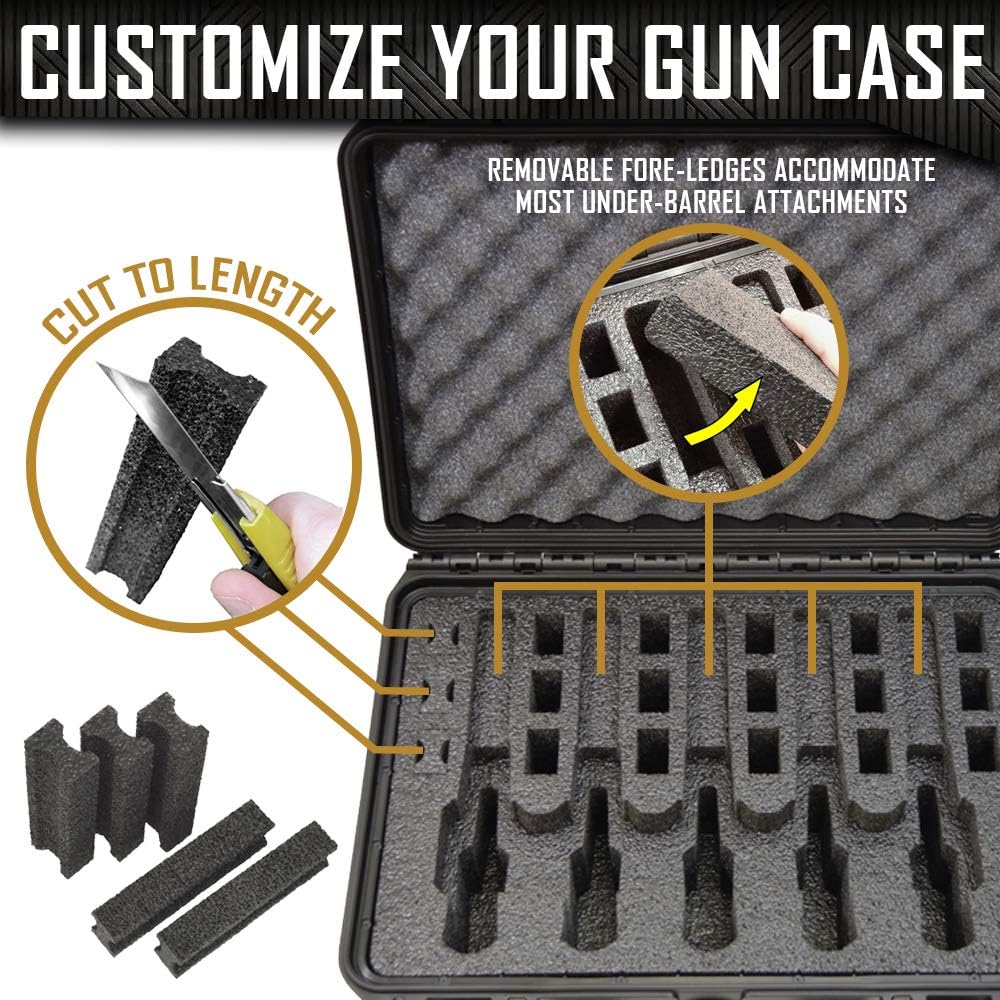 Pre-Cut Military Grade Polyethylene Foam Insert for Case - 2 Piece Set Q875127