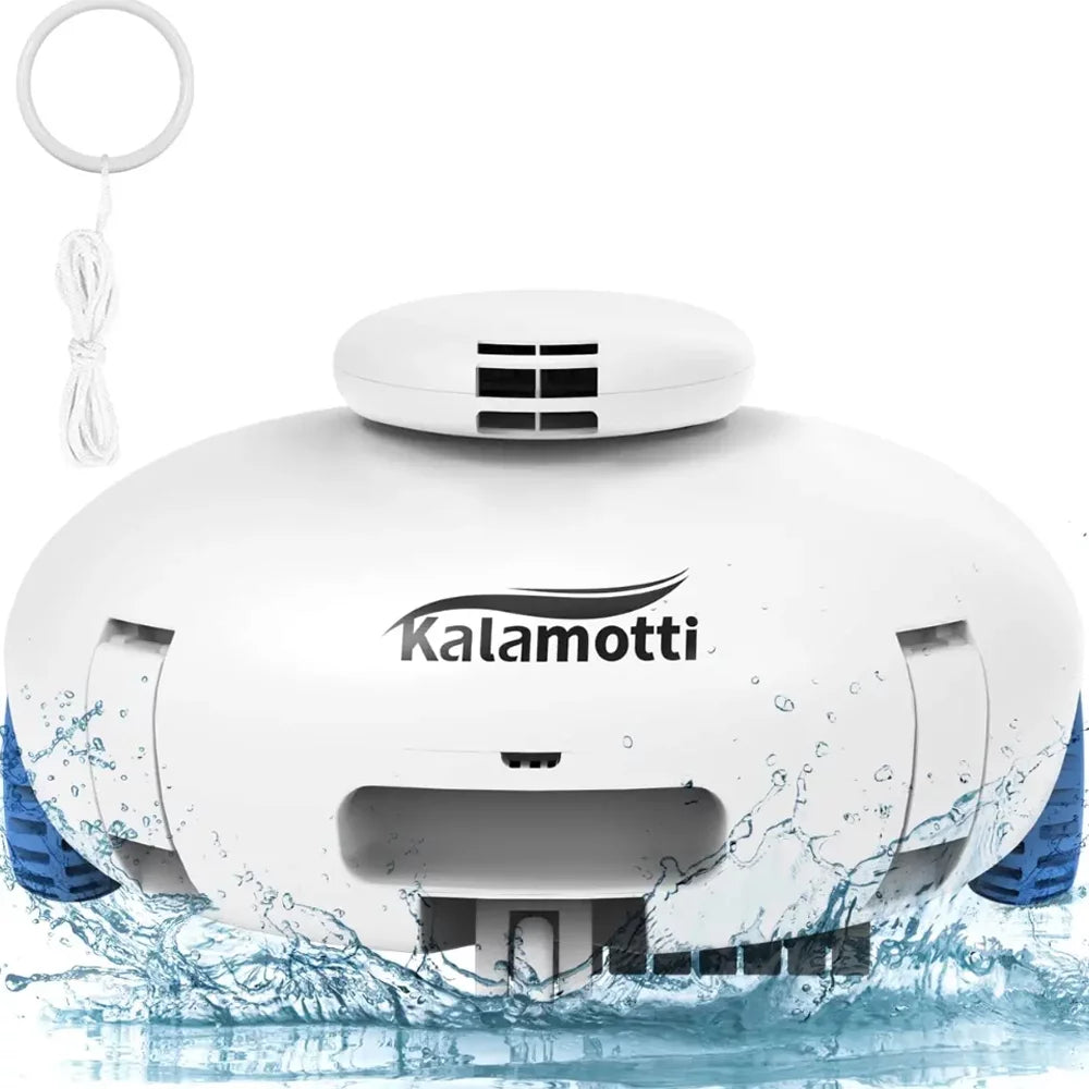 Cordless Robotic Pool Vacuum Cleaner 7500mAh Rechargeable IPX8 Waterproof X57837