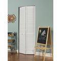 White PVC Louvered Bifold Door, 32 inch x 80 inch H5787