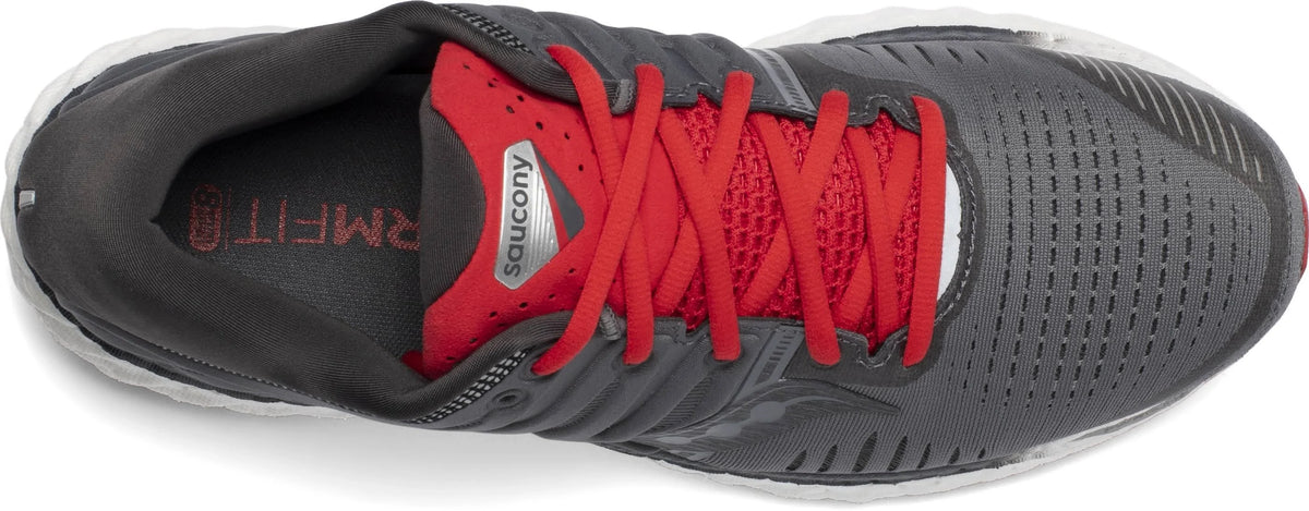 Charcoal/Red Size 9.5 Running Shoes P9859
