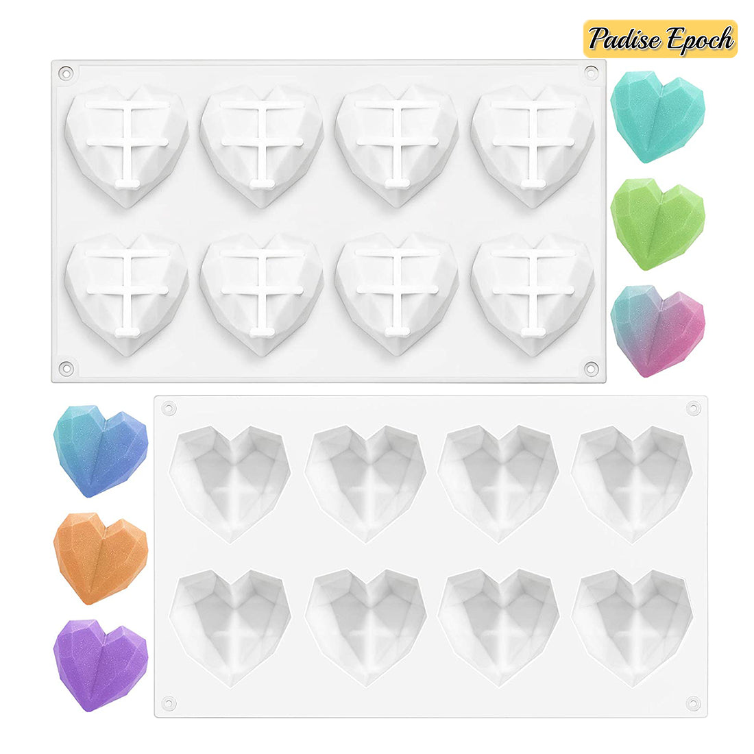 2 Pieces Non-stick Silicone Mould V50651