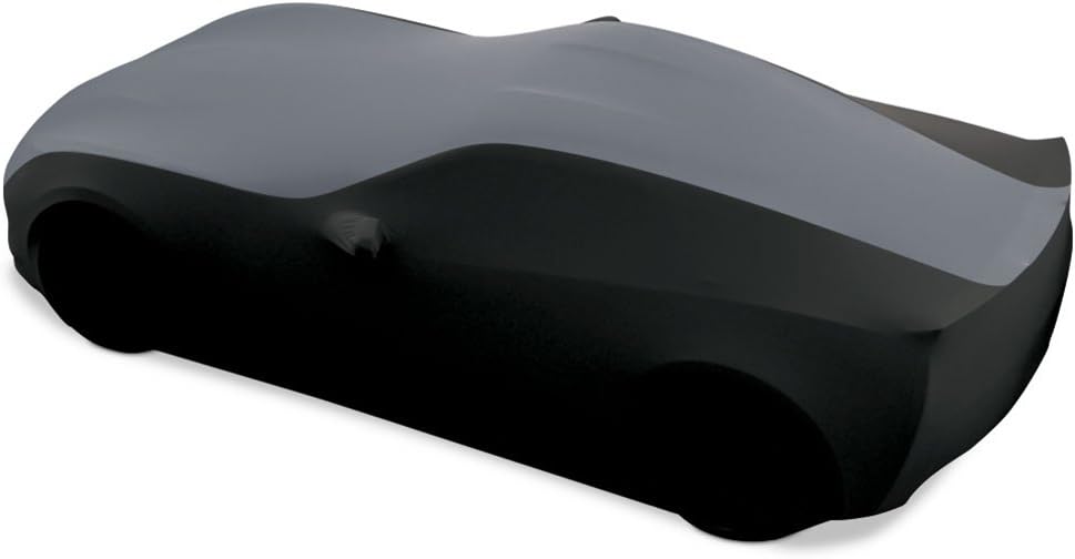 Red/Black Stretch Satin Indoor Car Cover S1148
