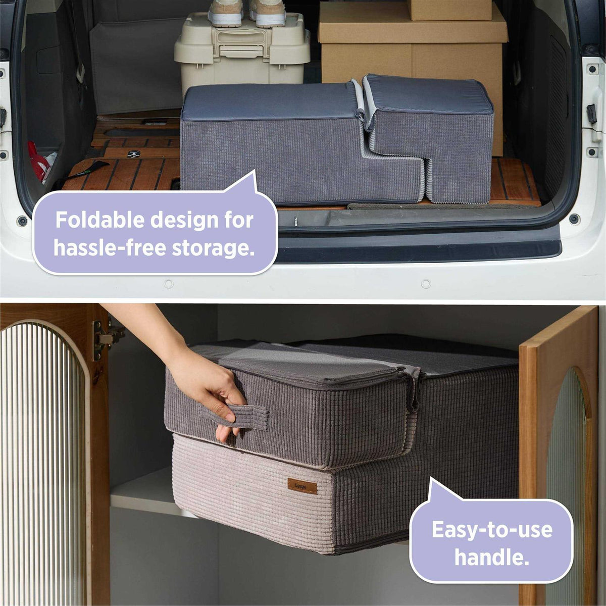 Folding Pet Stairs with CertiPUR-US Certified Foam J628782