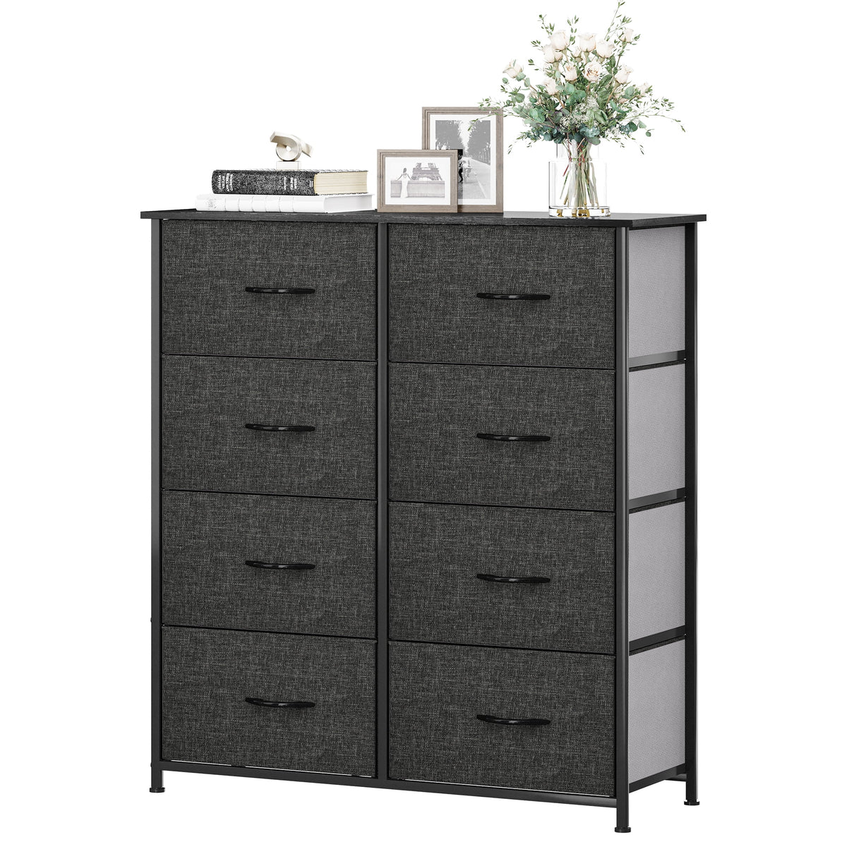 Light Gray 8 Drawer Storage Dresser T72763
