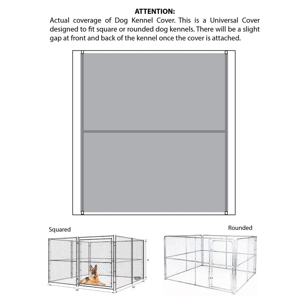 10' x 10' Canopy Kennel Cover A621885
