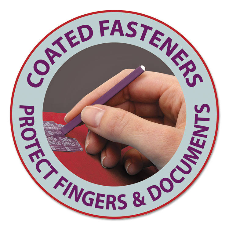 Bright Red Letter Size Classification Folders with Fasteners, 10/Box X8967