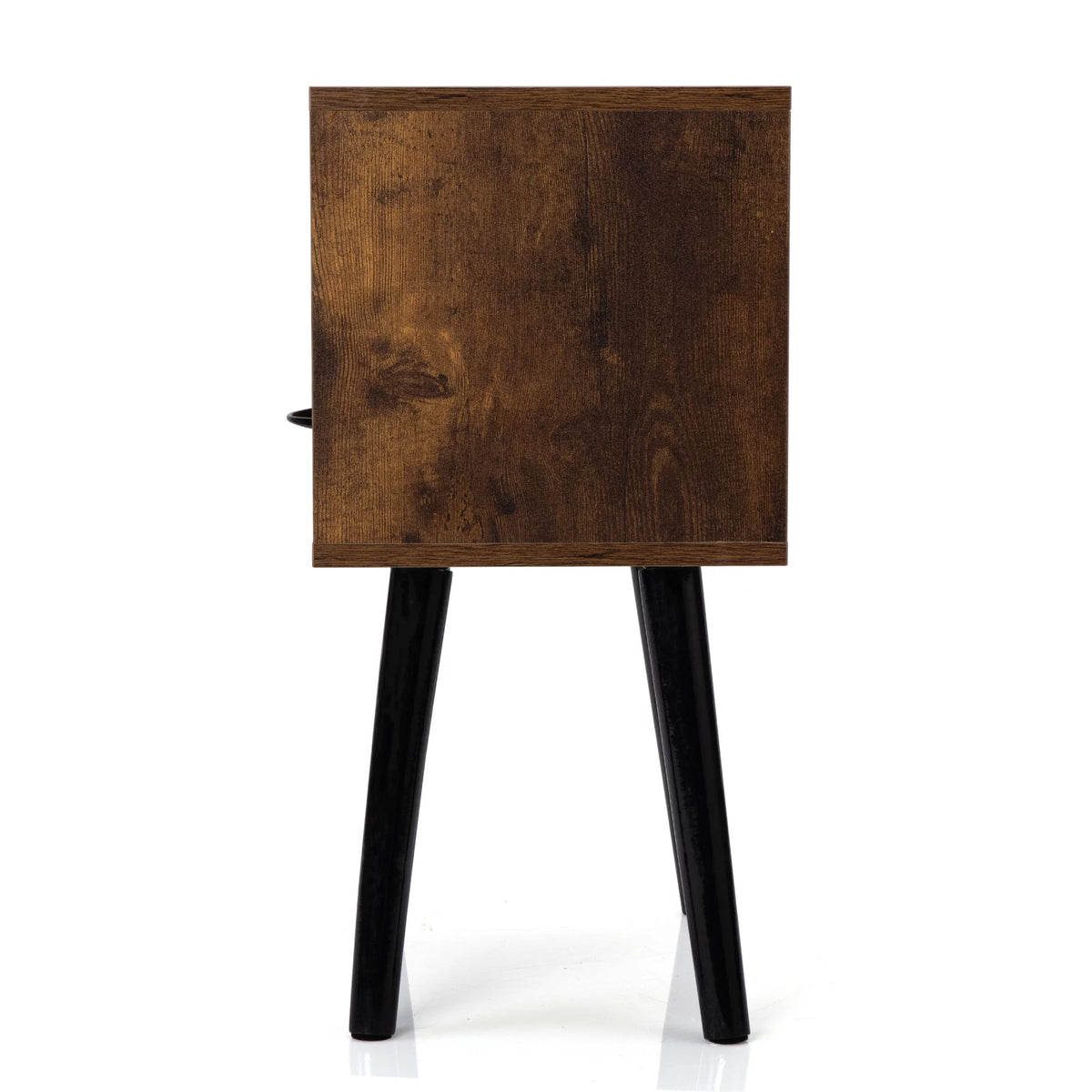 Wood Nightstands with Drawers Set of 2 F5808