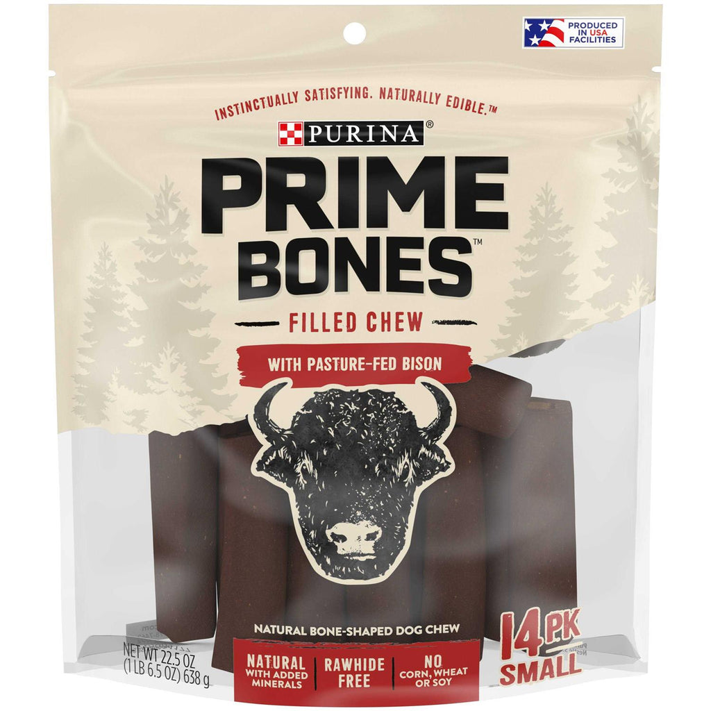 Natural Dog Treats Filled Chew With Bison J3630